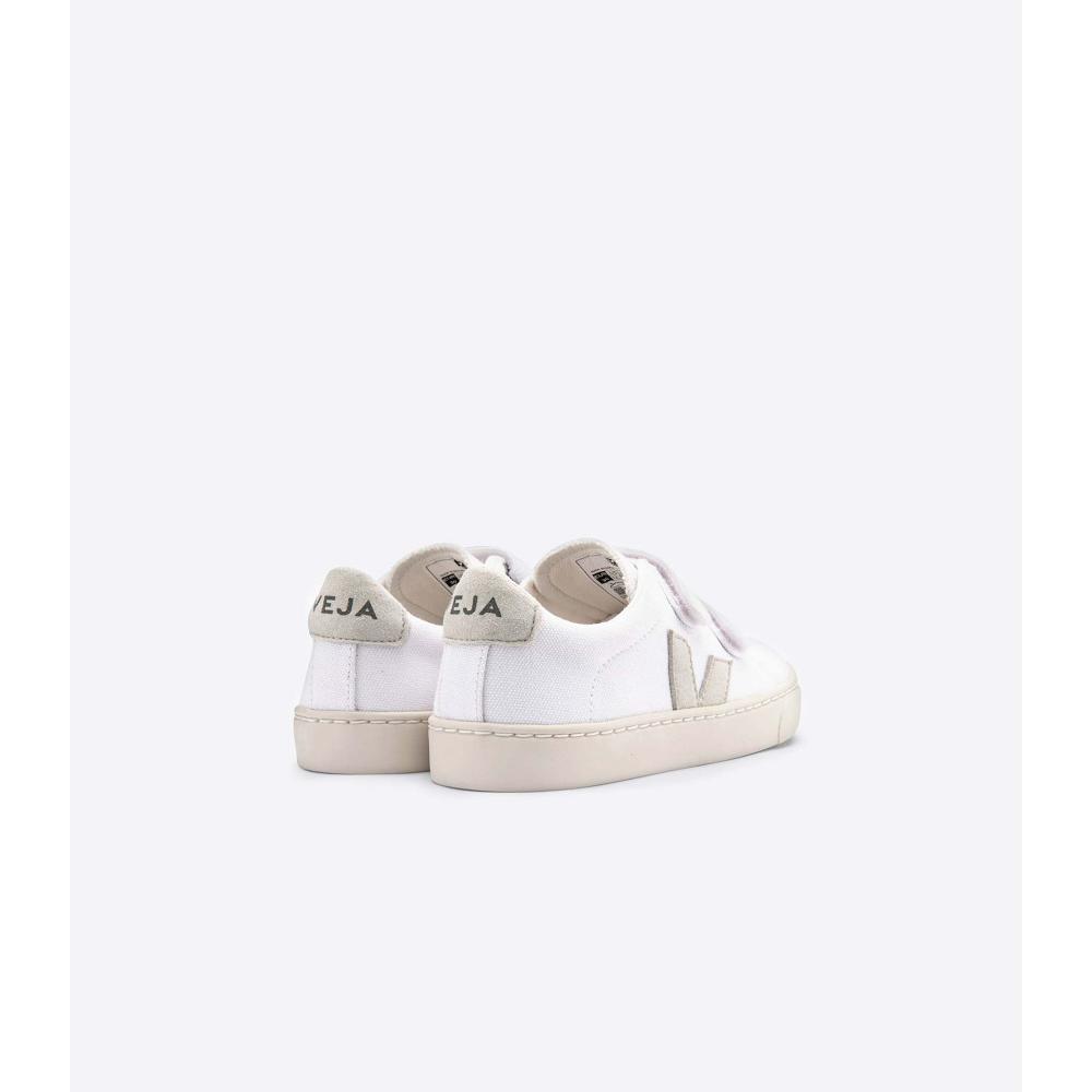 Veja ESPLAR CANVAS Tenisky Detske White/Beige | SK 818QMA